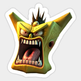 Wild Spongebob Sticker Sticker